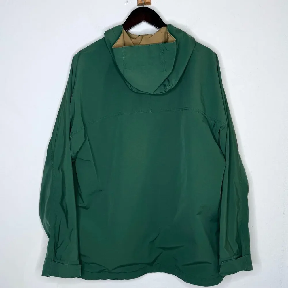 UNIQLO Hooded Utility Jacket Mens‎ XL Green Lightweight Windbreaker Outdoor